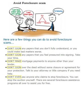 zack childress scam tips for avoid foreclosure scam